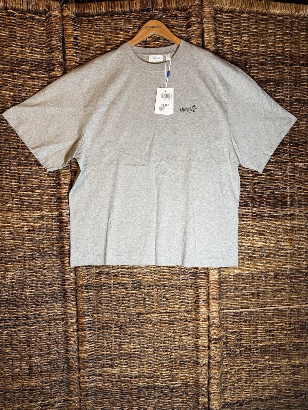 OFF-WHITE Paint Splatter Arrow diag skate Fit Tee | XXL